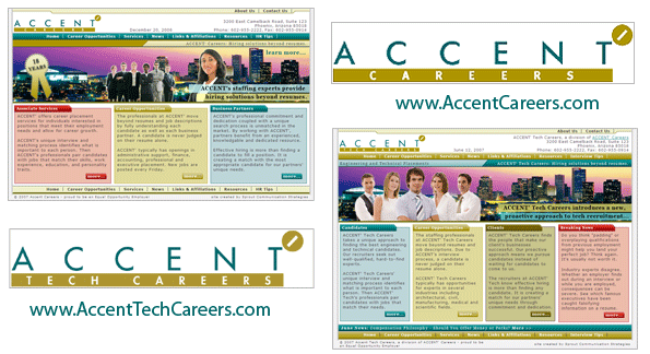 Accent Careers and Accent Tech Careers: temporary staffing or job placement in Arizona